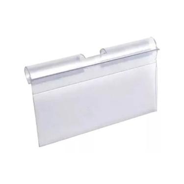 Imagem de Porta Etiqueta para Gôndola P Unitário - Casa Do Cartazista