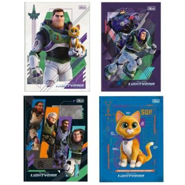 Imagem de Caderno Escolar Universitário Espiral 80 Folhas Lightyear - Tilibra