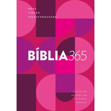 Imagem de Livro - Bíblia 365 NVT Roxa Feminina