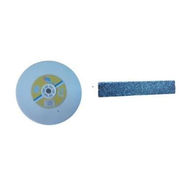 Imagem de Rebolo esmeril Afiação 6 152,4 X 15,9 x 12.7 Grão 150 + Bastão Correçã