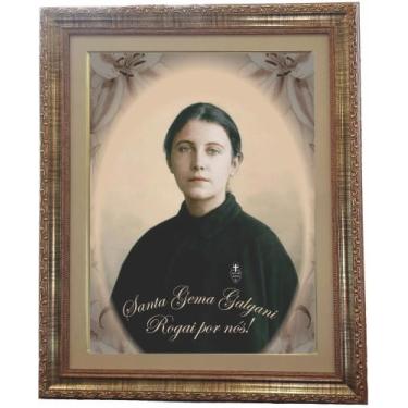 Imagem de Quadro da Santa Gemma Galgani, Mod. 02, 53x43 cm. Angelus