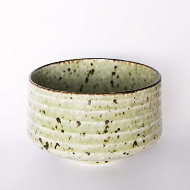 Imagem de KIMIKURA Tigela de chá Matcha Chawan [verde quente] Mino-yaki japonês feito no Japão | Chá japonês