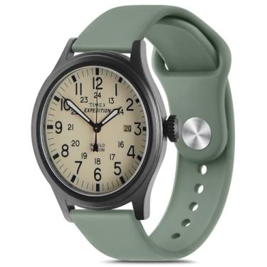 Imagem de Meliya Pulseiras compatíveis com Timex Expedition Scout/Acadia de 40 mm, Expedition Camper/Weekender de 38 mm, pulseira esportiva de substituição de 20 mm para Expedition Scout 43/Digital CAT de 39