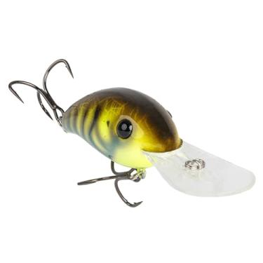 Imagem de Strike King (HC3XDE-100) Isca de pesca Elite 3XD, crankbait para mergulho profundo, 5 cm, 7/453 g, bico curvado exclusivo, mergulhos até 3 metros, câmaras de chocalho, ganchos de aderência tripla