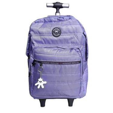 Imagem de Mochila com Rodinha T Lilás Minnie Mouse Escolar Xeryus - Xeryus Imp.d
