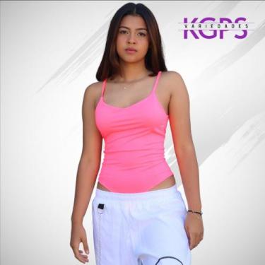 Imagem de Body Alcinha Básica Casual Tecido Suplex - Rosa - Cowguirl, M