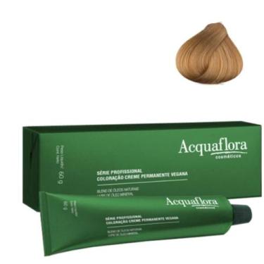 Imagem de Coloração Creme Acquaflora Vegana 8.3 Louro Claro Dourado 60g