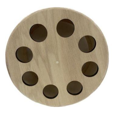 Imagem de Carretilha De Madeira Para Pipa 31 Cm Diâmetro Fechada - Fabricação pr