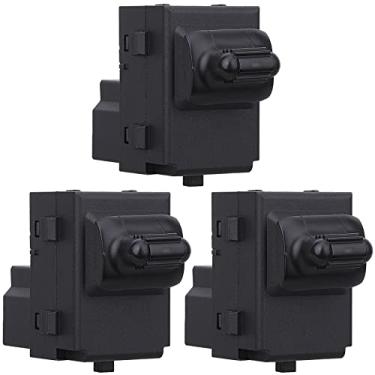 Imagem de Obaee 3 peças de interruptores elétricos para janela do passageiro 56007695AC, compatível com Dodge Ram 1500 2500 3500 4500 5500, Dakota, Durango, Intrepid, Stratus, Jeep Cherokee, Chrysler 300M, LHS