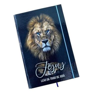 Imagem de Caderno Sketchbook Grande - Capa Religião Leão Jesus - 21x14cm - Serv 
