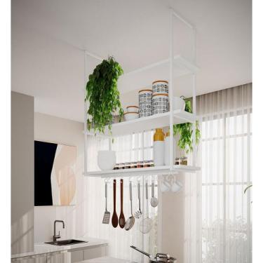 Imagem de Nicho de Teto Indústrial Denver 95cm Branco - NEW GREEN, BRANCO