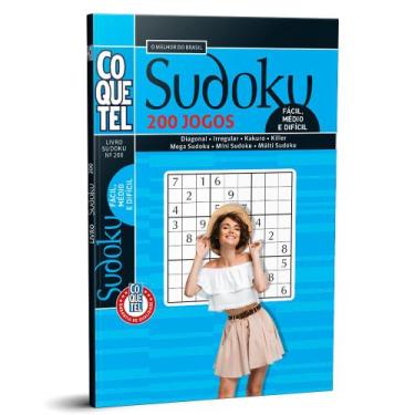 Imagem de Revista Passatempo Coquetel Sudoku Nível Médio Ed 200