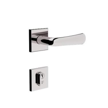 Imagem de Fechadura Para Porta De Abrir Externa 742E124 Ros Quadrada 3f, Cromado