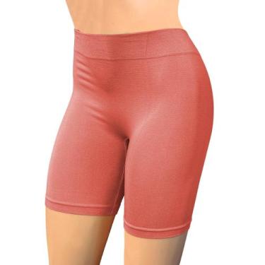 Imagem de Short Lingerie Anagua Longa Segunda Pele Confortável Sexy Sem Costura 