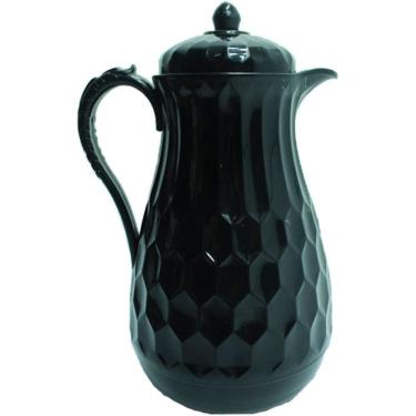 Imagem de Garrafa Térmica 1l Preto Elegante Vintage Café Bulé Chá