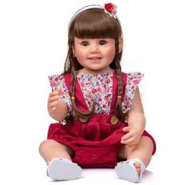 Imagem de Bebe Reborn Menina 100% Silicone 57 Cm - Maitê - PRO BABY