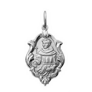 Imagem de Pingente Pequeno 1.3cm Nossa Senhora Aparecida Ouro 18k Branco k070 - 