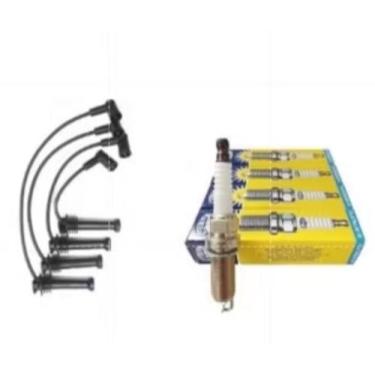 Imagem de Kit Cabo e Vela Ignição Fiesta Ka Ecosport 1.0 1.6 8v Zetec Rocam - Ma