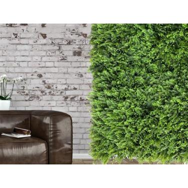 Imagem de 22 Placas de Folhagens Artificiais para Jardins Verticais Painel Decor