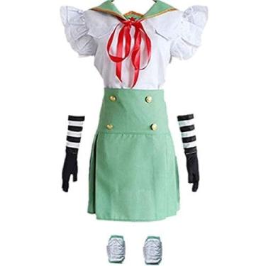 Imagem de Cos Ebisuzawa Kurumi Cosplay Gakkou Gurashi Escola-Live Janpanese Anime Fantasia Fantasia Fantasia Uniformes Meninas, Feminino GG, One Size