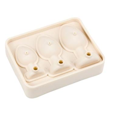 Imagem de Molde de bandeja de cubo de gelo grande em forma de silicone para uísque, coquetel, suco e muito mais - Compatível com copo Stanley (Rosa)