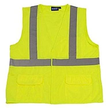 Imagem de ERB 65023 S190 Classe 2 Coletes de Segurança Tratados Retardante de Fama Tamanho 5X, Laranja Hi-Viz