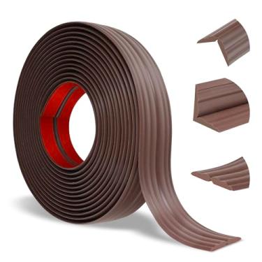 Imagem de Protetor de canto de parede descasque e cole moldagem de acabamento de canto de parede flexível flexível protetor de canto de parede interno e externo Guarda de borda de borda autoadesivo para teto de