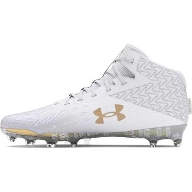 Imagem de Under Armour - Tênis de futebol feminino Spotlight 4 Mc, Branco (100), 40