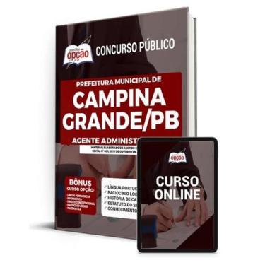 Imagem de Apostila Prefeitura de Campina Grande - PB - Agente Administrativo - A