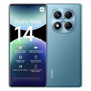 Imagem de Xiaomi Note 14 Pro 256GB, 8GB RAM, 4G,  Câmera 200MP  8MP  2MP, Carreg