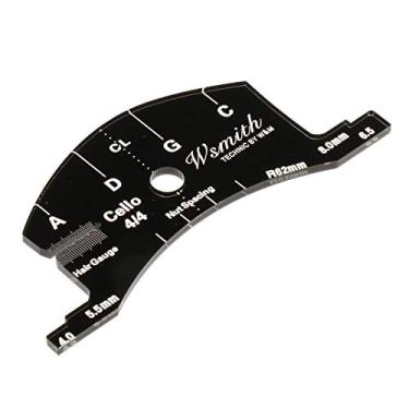 Imagem de F Fityle 1/2 3/4 4/4 Violino Bridge Fingerboard Raspador Multifuncional Molde Referência para Instrumentos de Violino Tamanho Completo Acessórios - Violoncelo 4-4