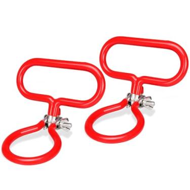 Imagem de Dexspoeny 2 peças de alça de carboy, alça de carro de vidro portátil, suporte ajustável resistente para pescoço liso, 9 litros, 14 litros, 15 litros, 6,5 galões, cabo de fermentador de vinho essencial