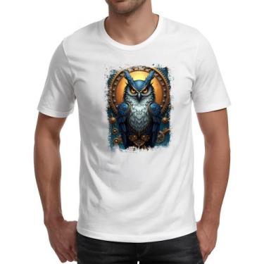 Imagem de Camiseta Unissex Coruja Steampunk Style - Alearts, G