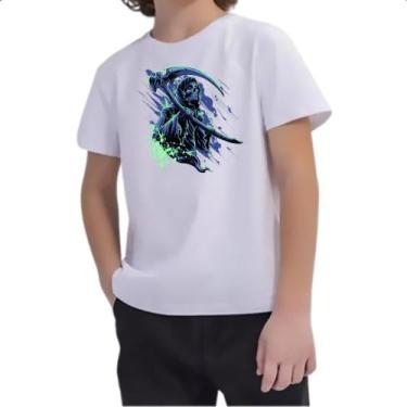 Imagem de Camiseta Infantil Morte Neon - Alearts, 16