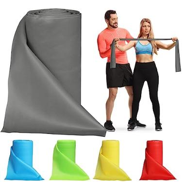Imagem de Bandas de resistência rolo profissional a granel, faixa elástica, sem látex, faixas elásticas para malhar mulheres ou homens, faixas de exercício para fisioterapia, ioga, pilates, reabilitação,