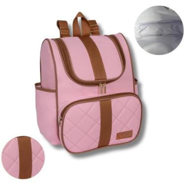 Imagem de Mochila Infantil Escolar Grande Paris Reforçada  - Neném na Nuvem, Ros