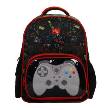 Imagem de Mochila De Costas 16 Game Play 3D Infantil Escolar Passeio - Yins