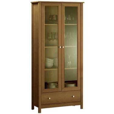 Imagem de Cristaleira 2 Portas Vidro 1 Gaveta 180x80 Cm E954 Diamond Dtall Diamond