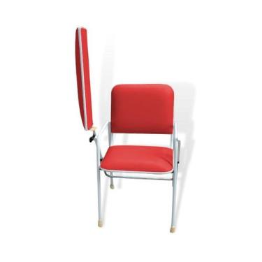 Imagem de Cadeira Coleta Braço Frontal Simples Esmaltado - SaúdeMóveis, VM - Ver