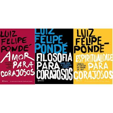 Imagem de Kit 3 Livro Luiz Pondé Amor + Filosofia + Espiritualidade