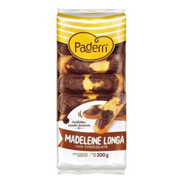Imagem de Bolo Madeleine Longa com Chocolate Paderri 200g - Paderrí