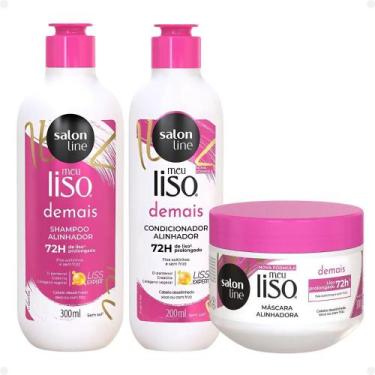 Imagem de Kit Salon Line Meu Liso Demais Alinhador: Shampoo 300ml e Condicionado