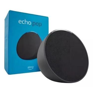 Imagem de  Echo Pop Smart Speaker Amazon  Assistente Alexa Integrada  Controle S