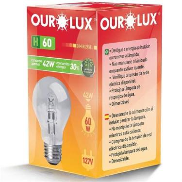 Imagem de Lâmpada Ecológica Halógena H100 Clara 70W 220V - 02135 - OUROLUX