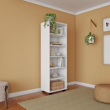 Imagem de Estante Livreiro Stylo Branca - Mobly