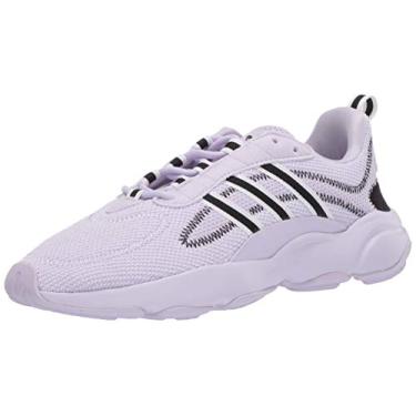 Imagem de adidas Originals Tênis feminino Haiwee, Cor roxa/Ftwr branco/preto, 7