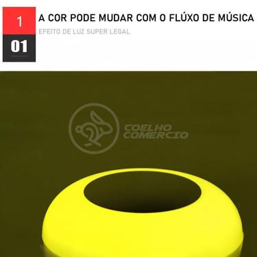 Imagem de Lâmpada Led 12W E27 Rgb Colorida Com Caixa De Som