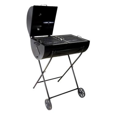 Imagem de Churrasqueira Brasão Mista 100l Grelha Carrinho 100x70x40cm