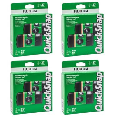 Imagem de Câmera de uso único Fujifilm Quicksnap Flash 400 com flash, pacote de 8