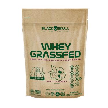 Imagem de Refil Whey Grassfed - 900g - Black Skull Refil Whey Grassfed Açai C/ Gua 900g
